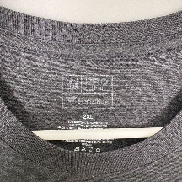 NFL Fanatics Los Angeles Chargers Football Grey Men's T-Shirt Size 2XL - Picture 3 of 8